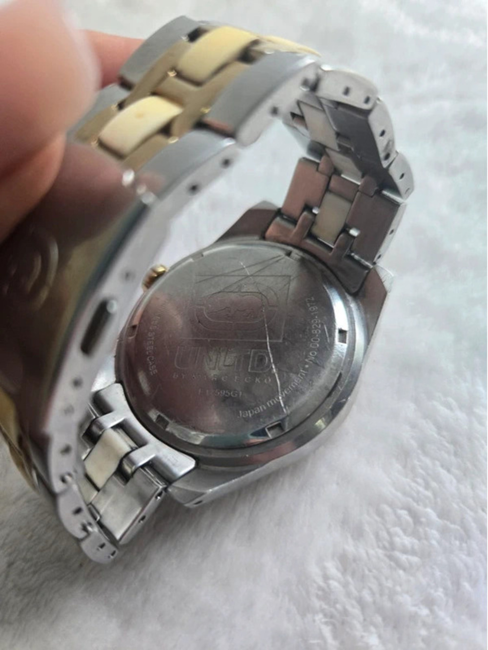 ECKO Unltd Two-Tone Rhinestone Multi-Function Watch – Runs - Picture 3 of 5